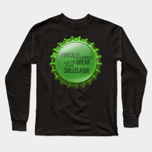 St. Patrick's Day | Pinch My Shamrocks | Cherie(c)2022 Long Sleeve T-Shirt